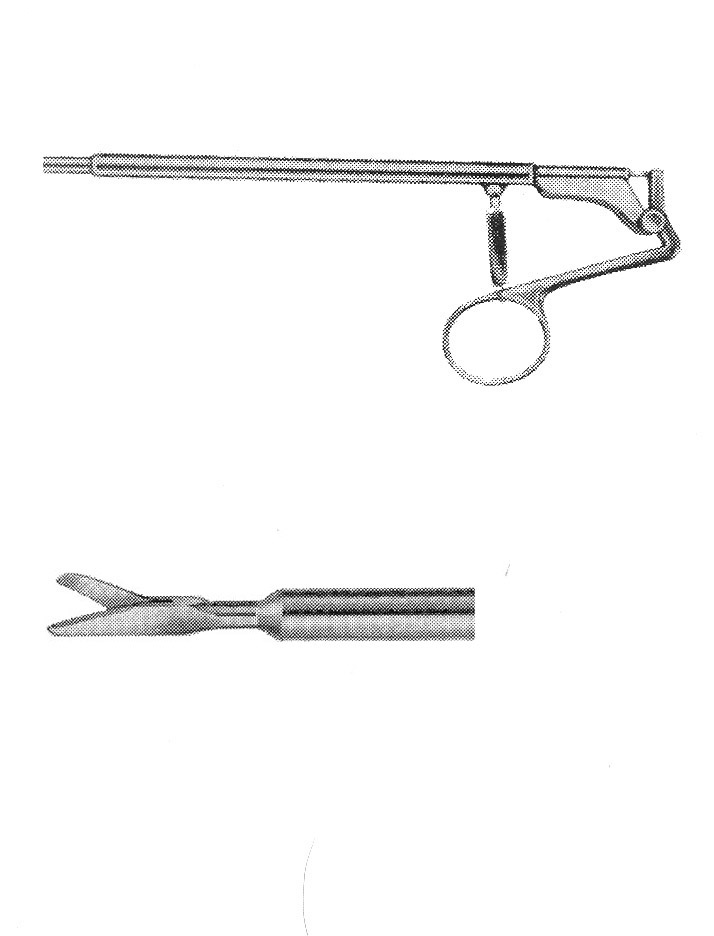 İZOLESİZ MAKAS C MODEL SAPLI ÇAP : 5MM L:43CM